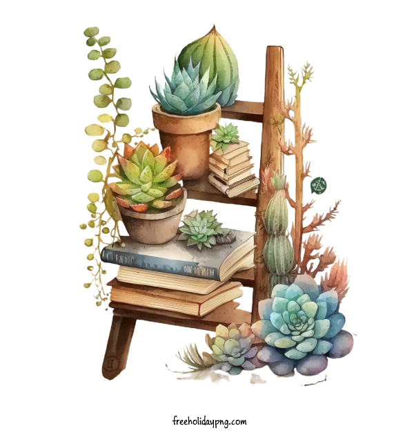 Transparent Book Lovers Day Book Lovers Day Book Lovers succulents for Book Lovers for Book Lovers Day