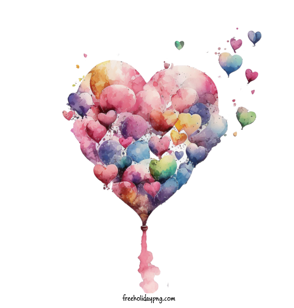 Transparent World Heart Day Heart Day watercolor hearts for Heart Day for World Heart Day