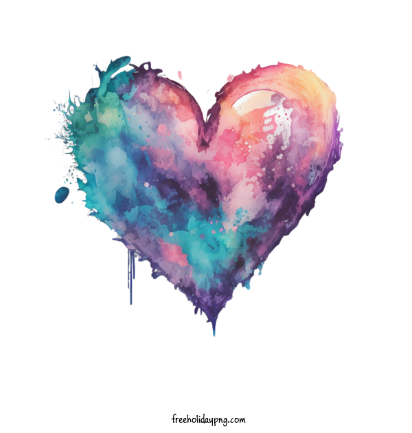 Transparent World Heart Day Heart Day watercolor heart colorful heart for Heart Day for World Heart Day