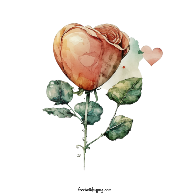 Transparent World Heart Day Heart Day watercolor rose for Heart Day for World Heart Day