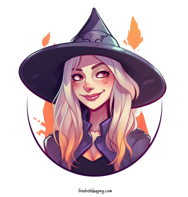 Transparent Halloween Witch witch female for Witch for Halloween