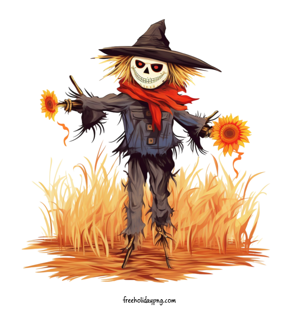 Transparent Halloween Scarecrow Screw witch for Scarecrow for Halloween
