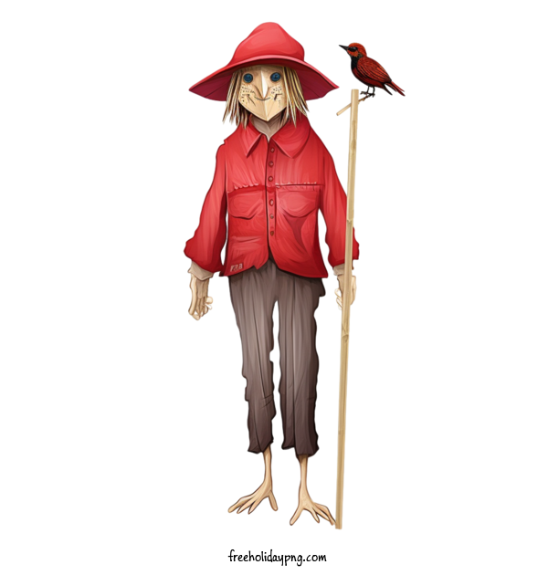 Transparent Halloween Scarecrow lonely witch for Scarecrow for Halloween