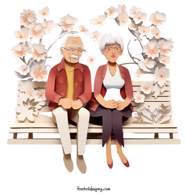 Transparent International Day for Older Persons International Day of Older Persons elderly couple cherry blossom for International Day of Older Persons for International Day For Older Persons