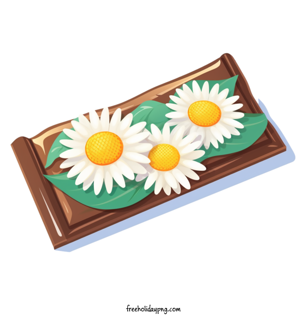 Transparent International Chocolate Day Chocolate chocolate daisies for Chocolate Day for International Chocolate Day