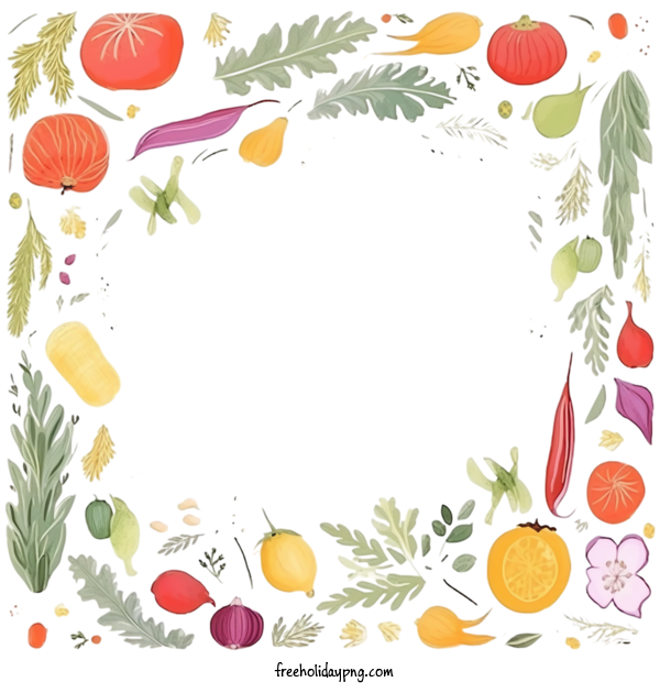 Transparent World Food Day Food Frame watercolor vegetables for Food Day for World Food Day