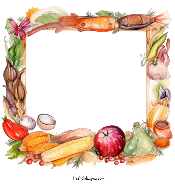 Transparent World Food Day Food Frame food watercolor for Food Day for World Food Day