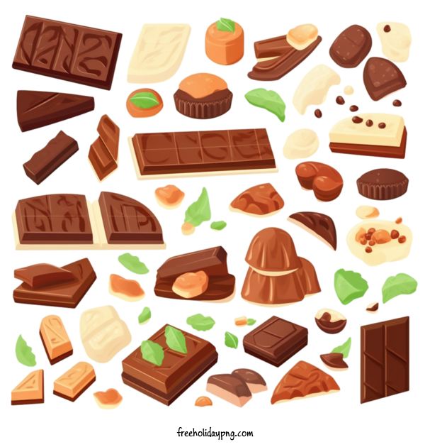 Transparent International Chocolate Day Chocolate chocolate sweets for Chocolate Day for International Chocolate Day