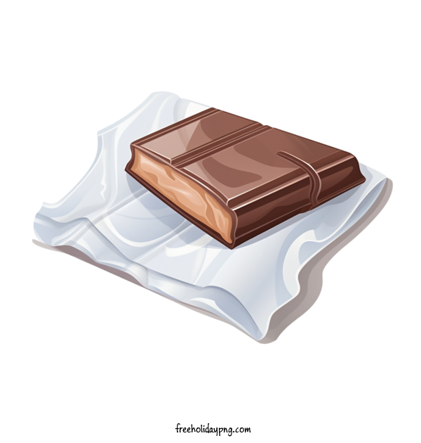 Transparent International Chocolate Day Chocolate chocolate bar wrapper for Chocolate Day for International Chocolate Day