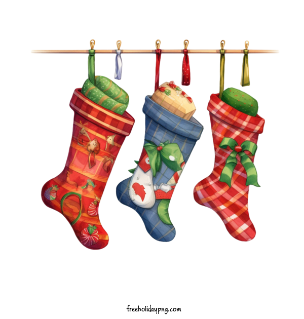 Transparent Christmas Christmas Stocking stockings holiday decorations for Christmas Stocking for Christmas
