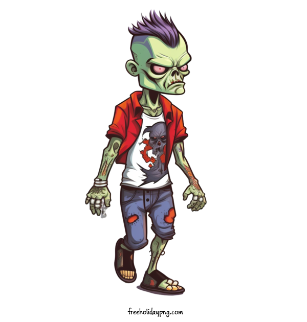 Transparent Halloween Zombie zombie cartoon for Zombie for Halloween