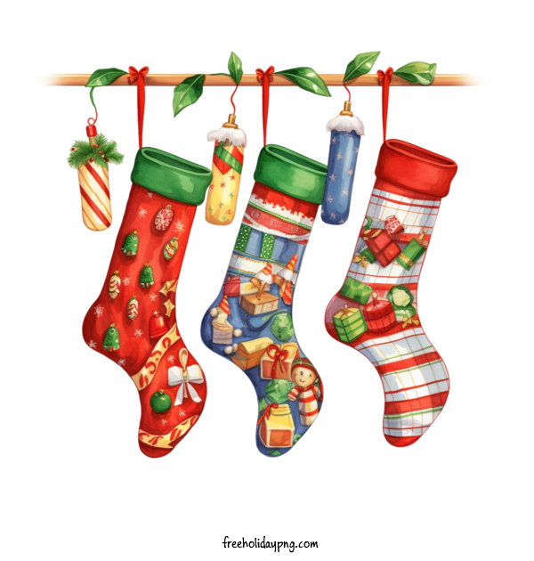 Transparent Christmas Christmas Stocking socks christmas gifts for Christmas Stocking for Christmas