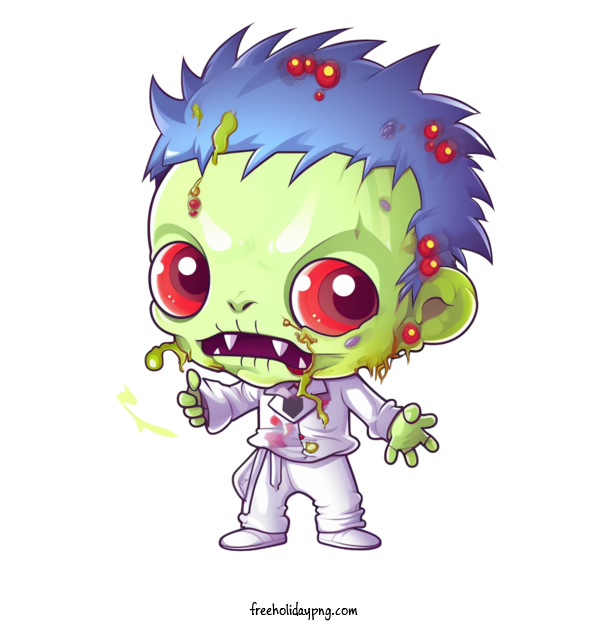 Transparent Halloween Zombie zombie cartoon for Zombie for Halloween