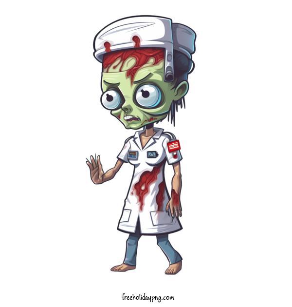 Transparent Halloween Zombie zombie nurse for Zombie for Halloween