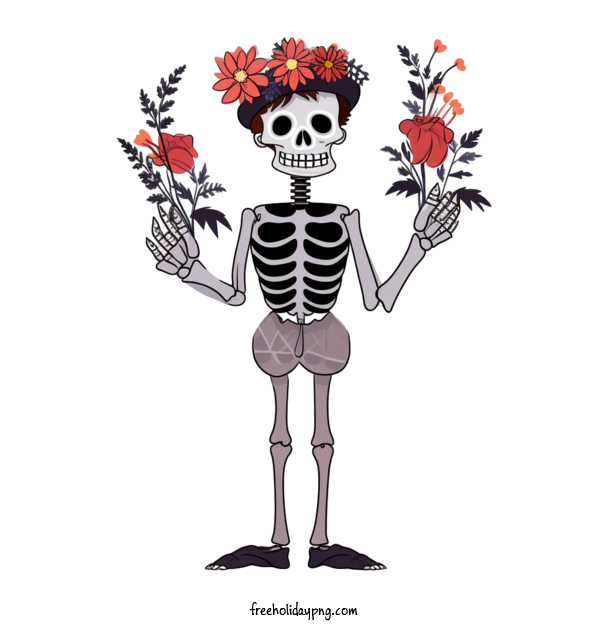Transparent Halloween Skeleton skeleton flower crown for Skeleton for Halloween