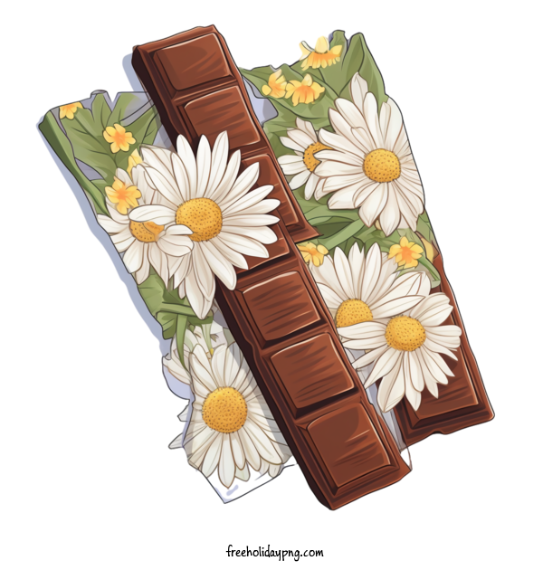Transparent International Chocolate Day Chocolate chocolate daisies for Chocolate Day for International Chocolate Day