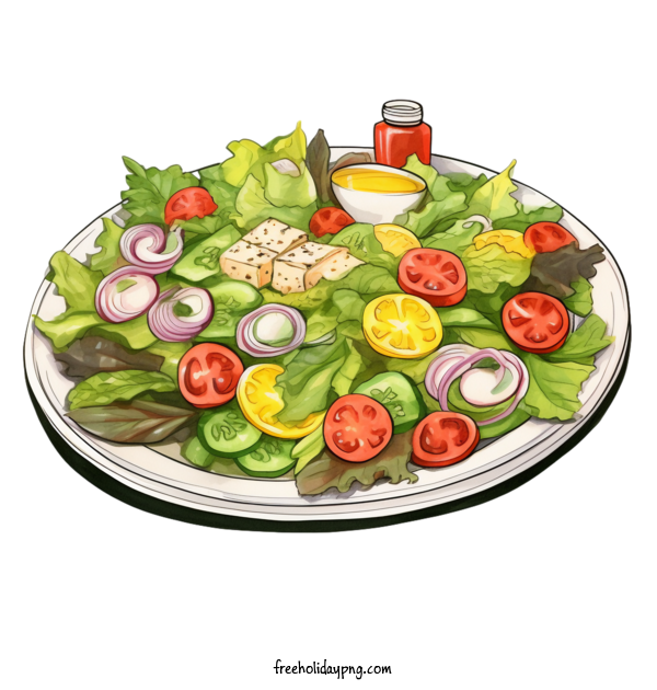 Transparent salad salad salad lettuce for salad for Salad