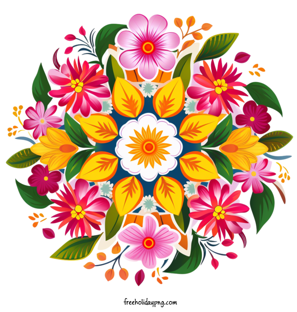 Transparent Onam Onam Floral Rangoli floral vibrant for Onam Floral Rangoli for Onam
