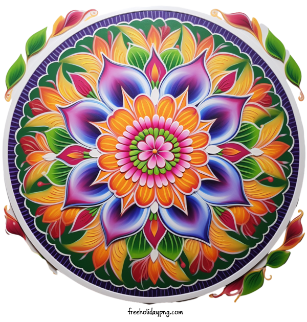 Transparent Onam Onam Floral Rangoli colorful intricate for Onam Floral Rangoli for Onam