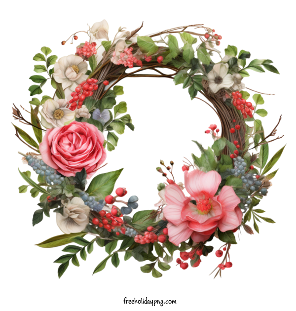 Transparent christmas wreath christmas bough wreath wreath floral for christmas bough wreath for Christmas Wreath