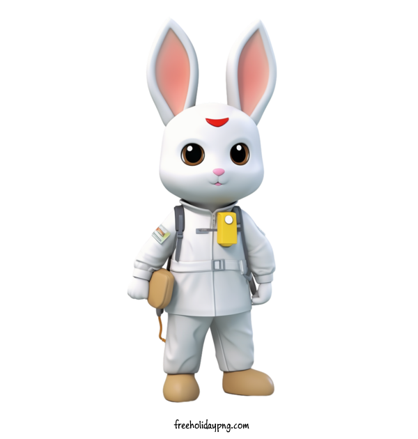 Transparent rabbit rabbit bunny astronaut for cartoon rabbit for Rabbit