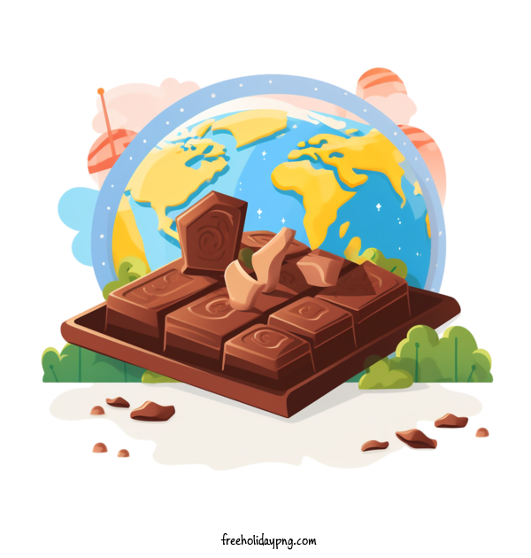 Transparent International Chocolate Day Chocolate chocolate world for Chocolate Day for International Chocolate Day
