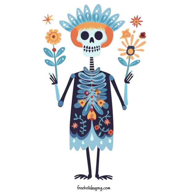 Transparent Halloween Skeleton skeleton day of the dead for Skeleton for Halloween