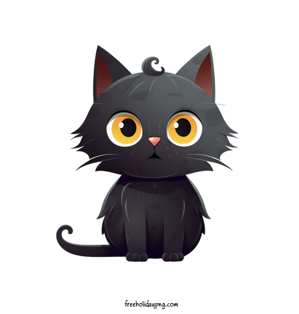 Transparent Halloween Black Cats cute black for Black Cats for Halloween