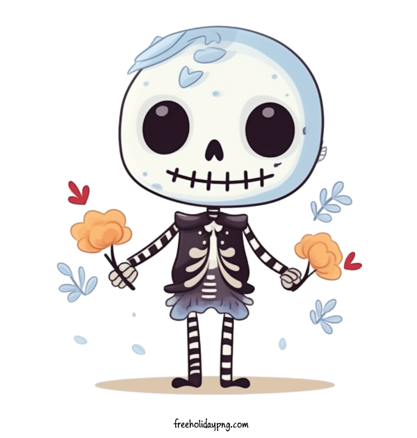 Transparent Halloween Skeleton cartoon skeleton for Skeleton for Halloween