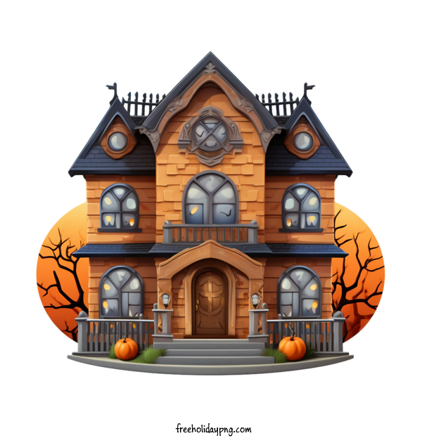 Transparent Halloween Halloween Haunted House haunted house spooky for Halloween Haunted House for Halloween