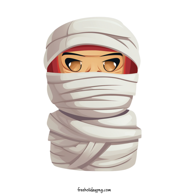 Transparent Halloween Mummy bust turban for Mummy for Halloween