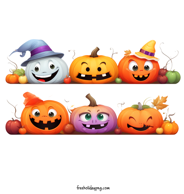 Transparent Halloween Jack O Lantern pumpkins candy for Jack O Lantern for Halloween
