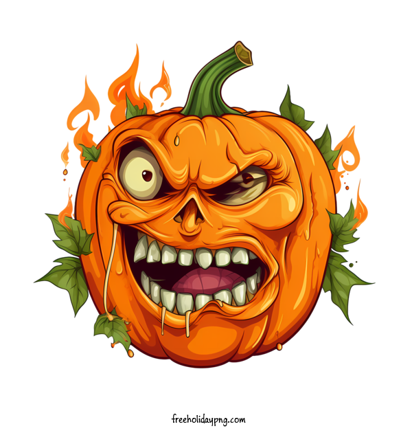 Transparent Halloween Jack O Lantern scary spooky for Jack O Lantern for Halloween