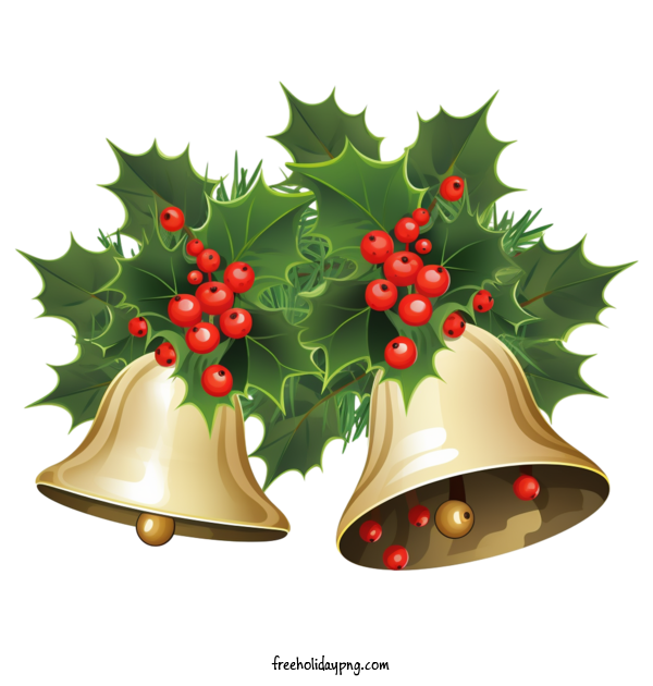 Transparent Christmas Jingle Bells Christmas holly for Jingle Bells for Christmas
