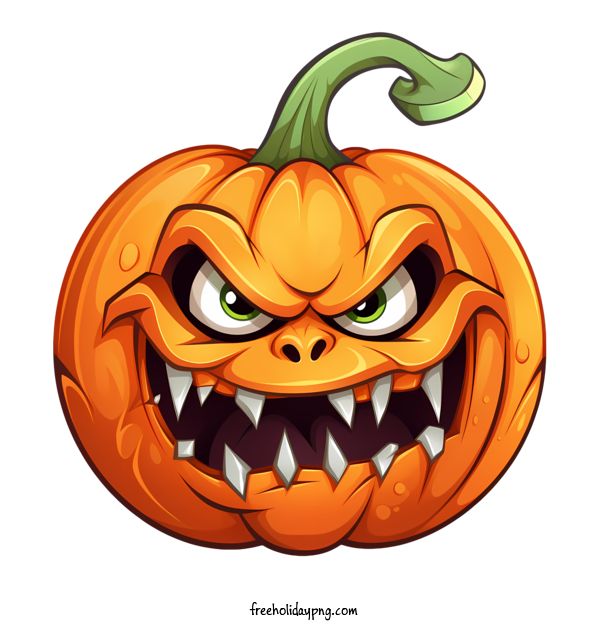 Transparent Halloween Jack O Lantern Cute Scary for Jack O Lantern for Halloween