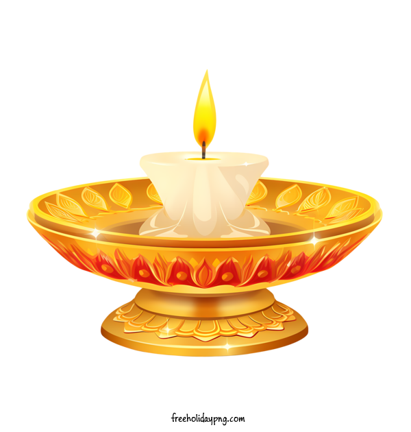 Transparent Diwali Diya lamp candle for Diya for Diwali