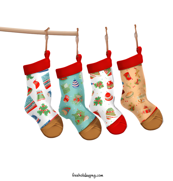 Transparent Christmas Christmas Stocking christmas socks gingerbread men for Christmas Stocking for Christmas