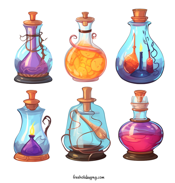 Transparent halloween magic potion magic alchemy for magic potion for Halloween