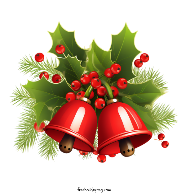 Transparent Christmas Jingle Bells Christmas Holly for Jingle Bells for Christmas