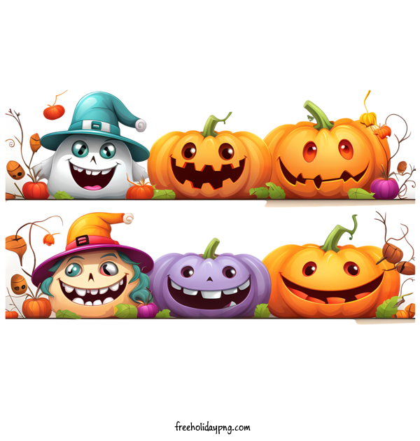 Transparent Halloween Jack O Lantern pumpkins halloween for Jack O Lantern for Halloween