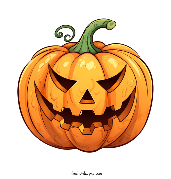 Transparent Halloween Jack O Lantern Happy Halloween Grinning Pumpkin for Jack O Lantern for Halloween