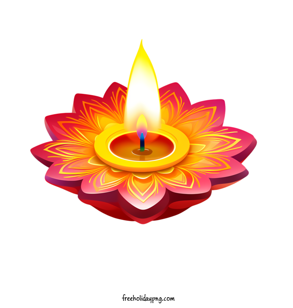 Transparent Diwali Diya flower diya for Diya for Diwali