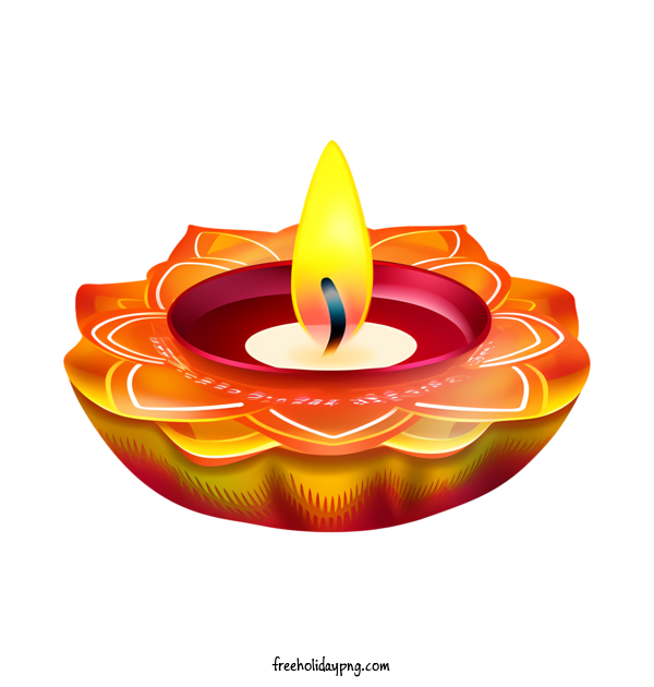 Transparent Diwali Diya diya lotus for Diya for Diwali
