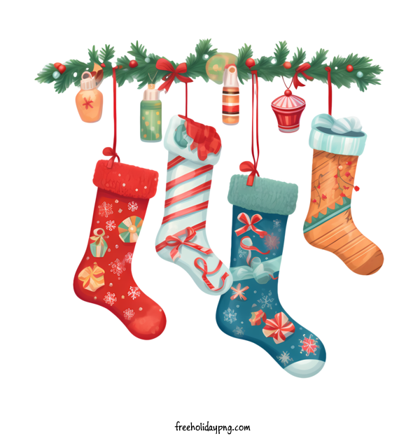 Transparent Christmas Christmas Stocking christmas socks hanging socks for Christmas Stocking for Christmas