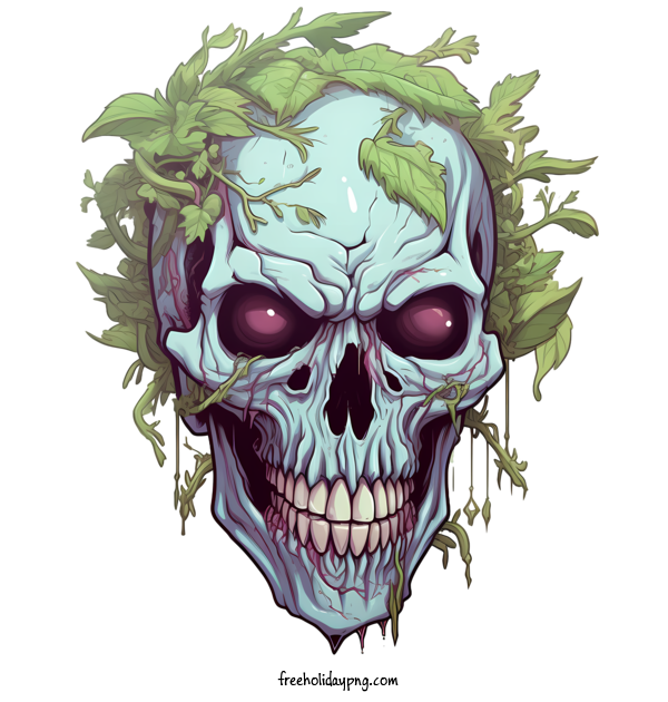Transparent Halloween zombie Skull Halloween for zombie for Halloween
