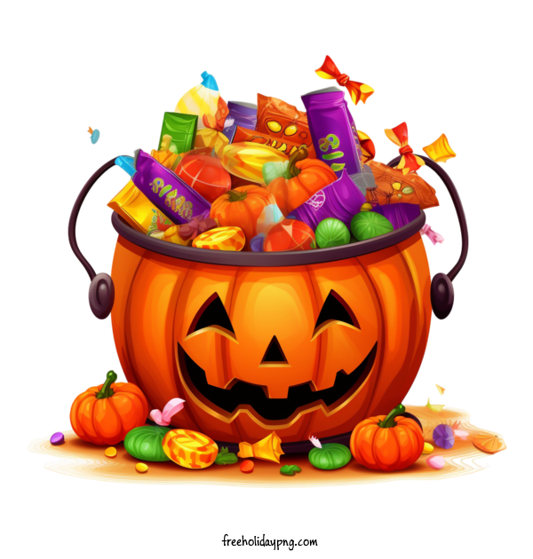 Transparent Halloween Jack O Lantern candy halloween for Jack O Lantern for Halloween