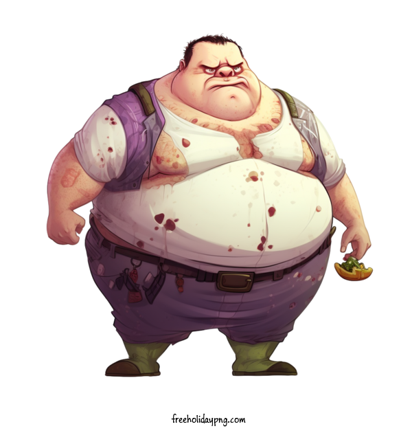 Transparent Halloween Zombie fat overweight for Zombie for Halloween