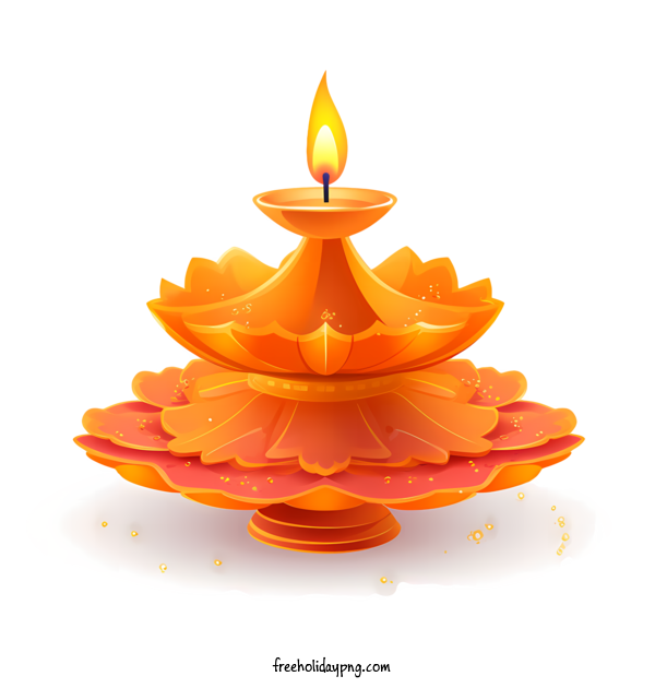 Transparent Diwali Diya candle lamp for Diya for Diwali