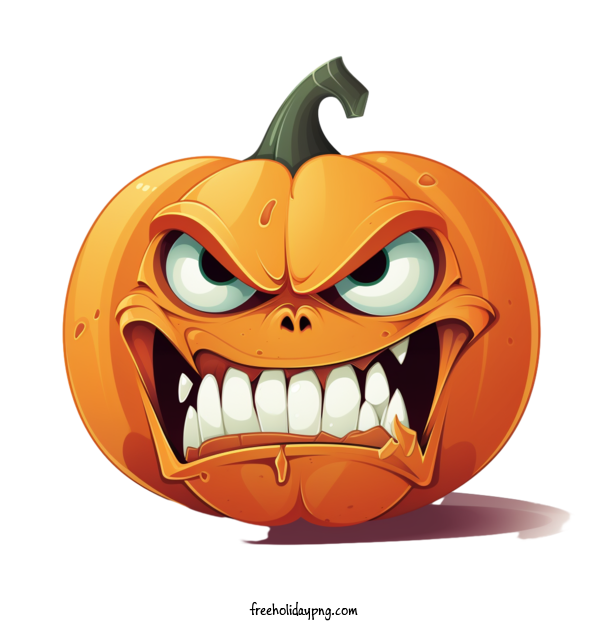 Transparent Halloween Jack O Lantern caricature pumpkin for Jack O Lantern for Halloween