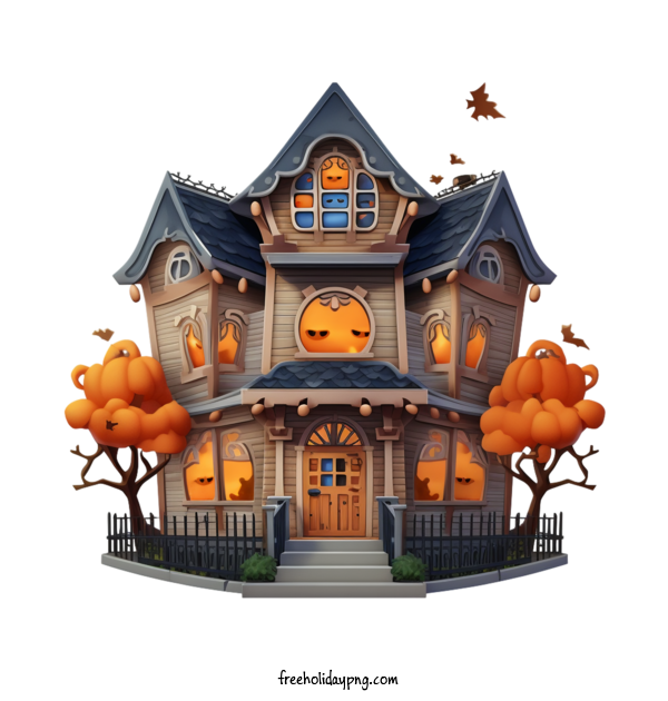 Transparent Halloween Halloween Haunted House spooky halloween for Halloween Haunted House for Halloween